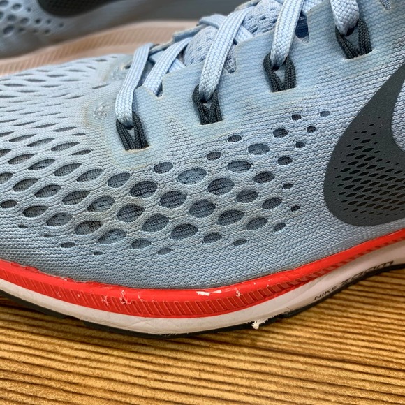 *SOLD* Nike Zoom Pegasus 34 Ice Blue Running Shoe - Picture 3 of 11